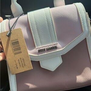 Steve Madden Blush Pink and White Crossbody Bag